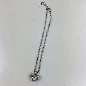 Authentic reversible Brighton heart necklace